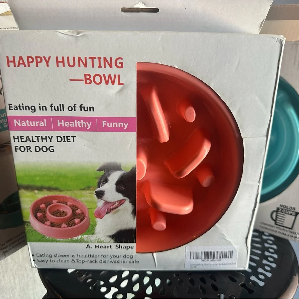 Non-Skid Dog Bowl by [Brand] - Green
